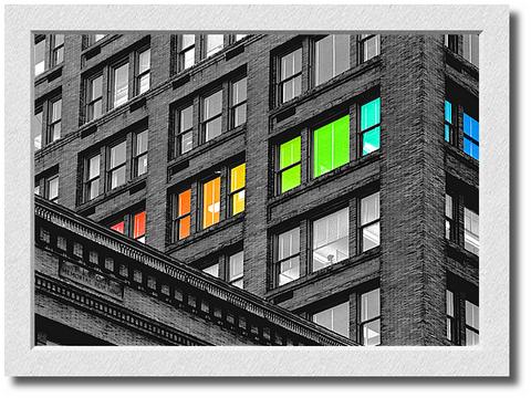 Colorized Building